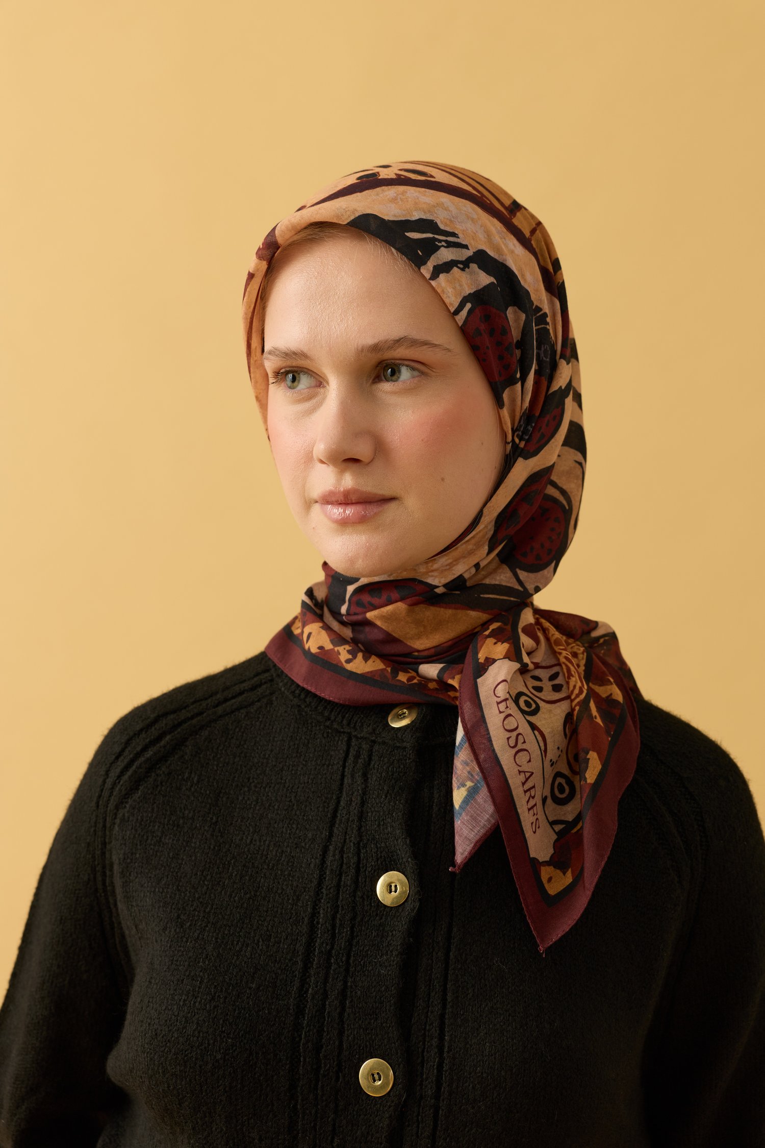 Bohem Mozaik Pamuk Eşarp