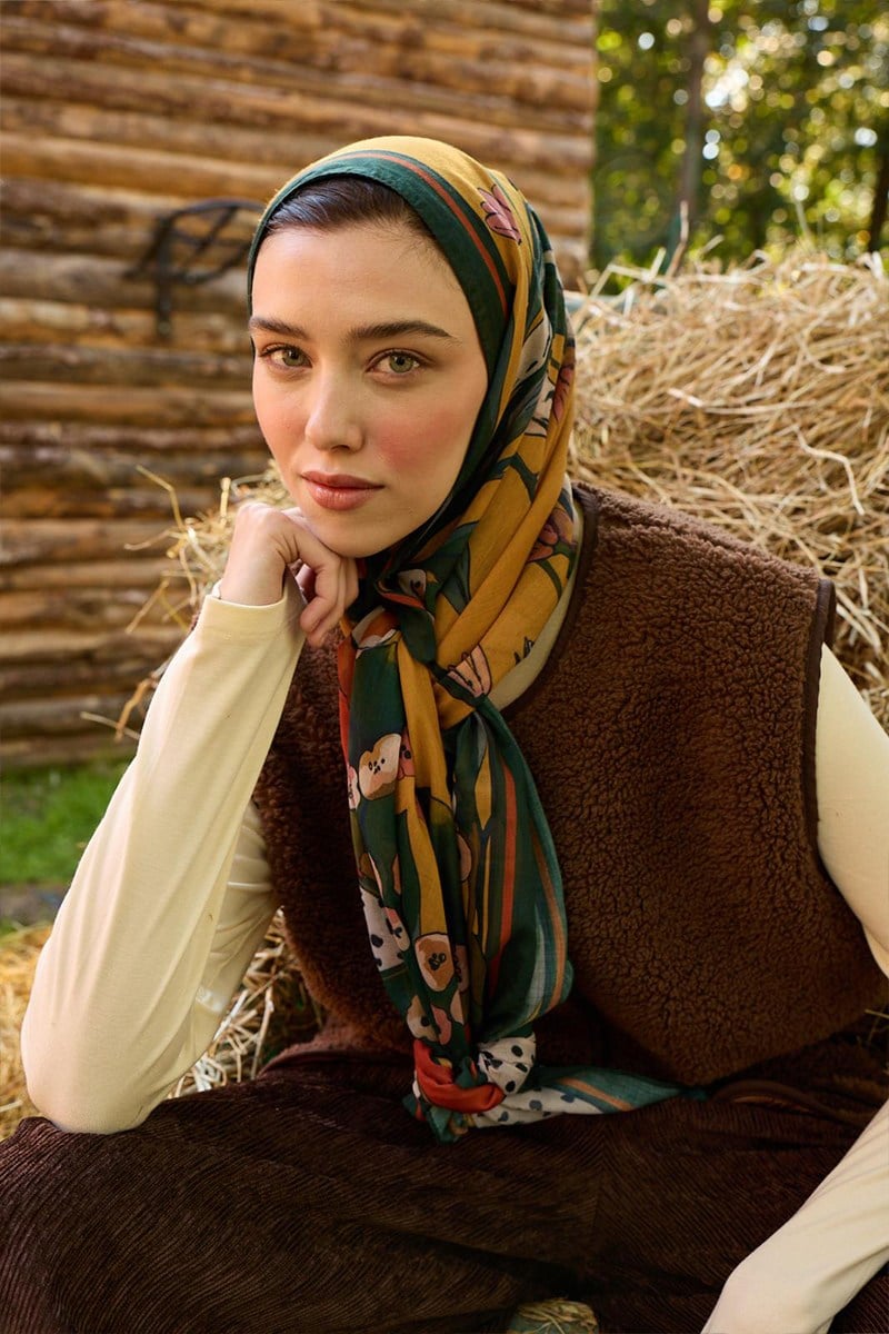Büyülü Bahçe Şal