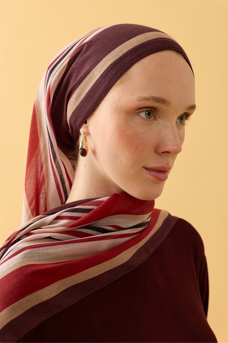 Elegant Çizgi Şal