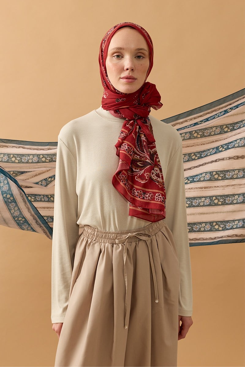 Etnik Motif Şal