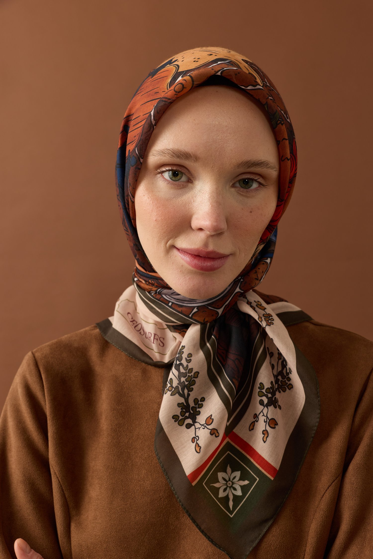 Hasat Zamanı Pamuk Eşarp