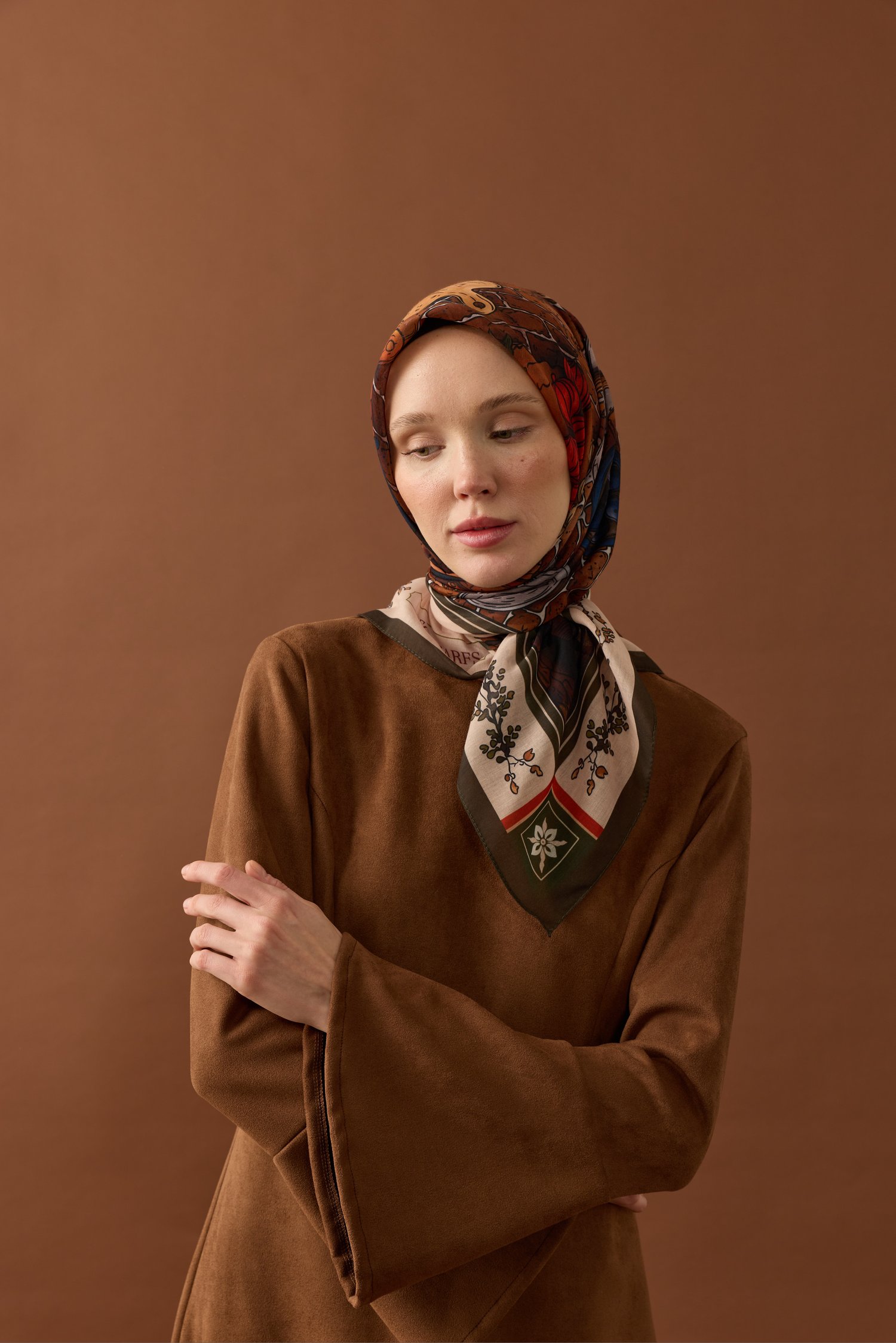 Hasat Zamanı Pamuk Eşarp