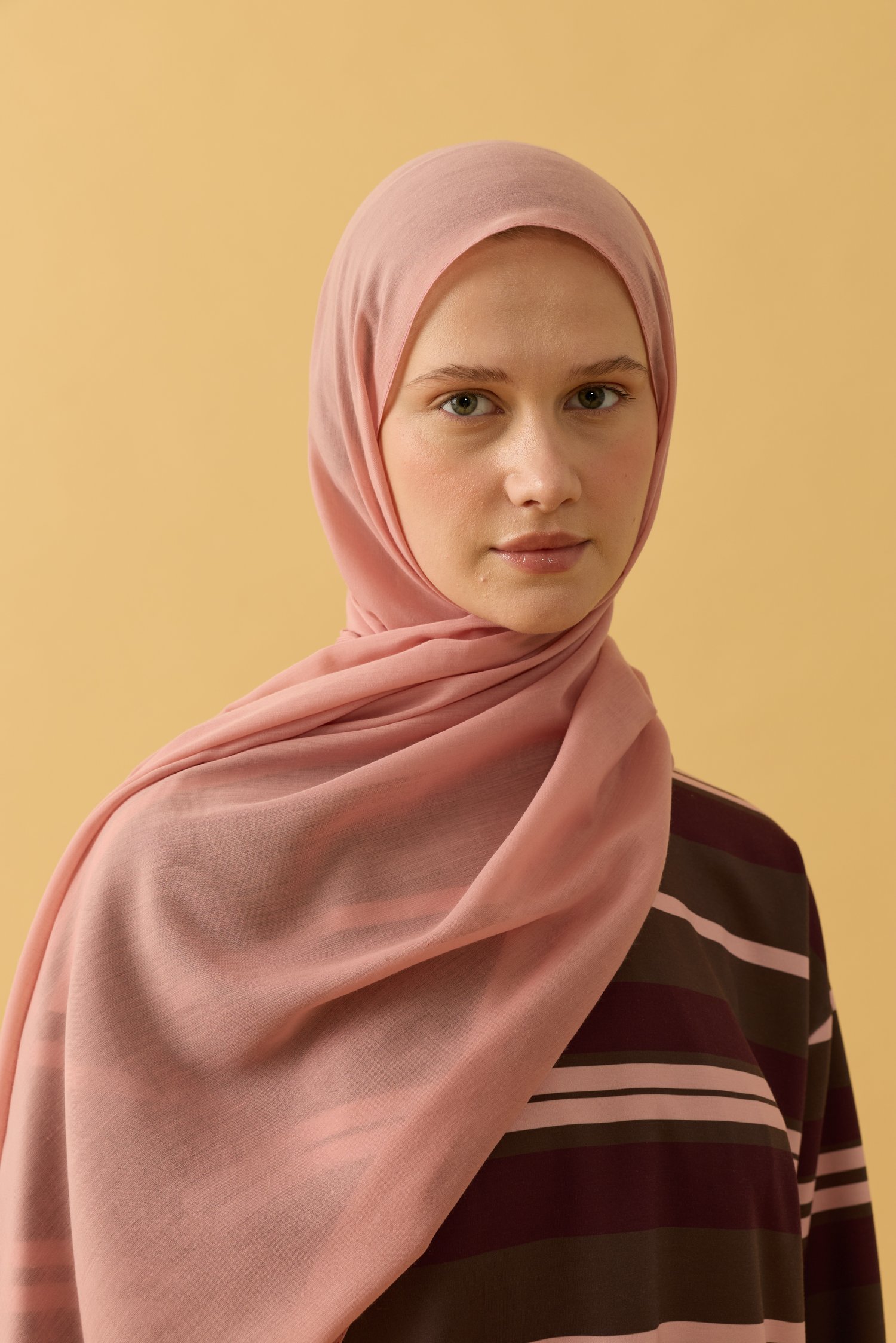 Pudra Pamuk Şal