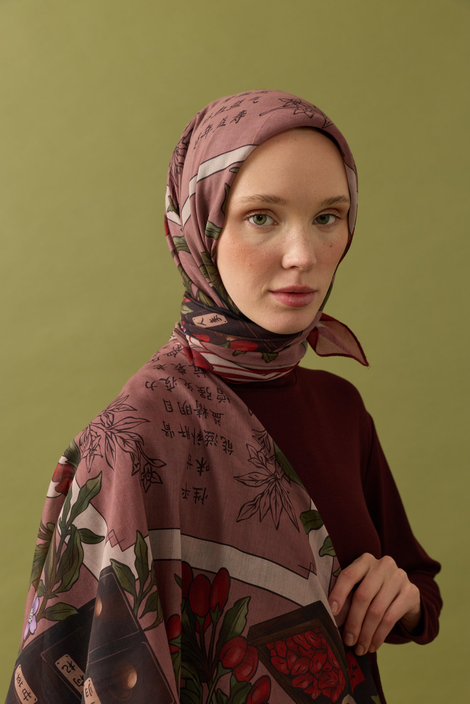 Şifa Bahçesi Pamuk Eşarp