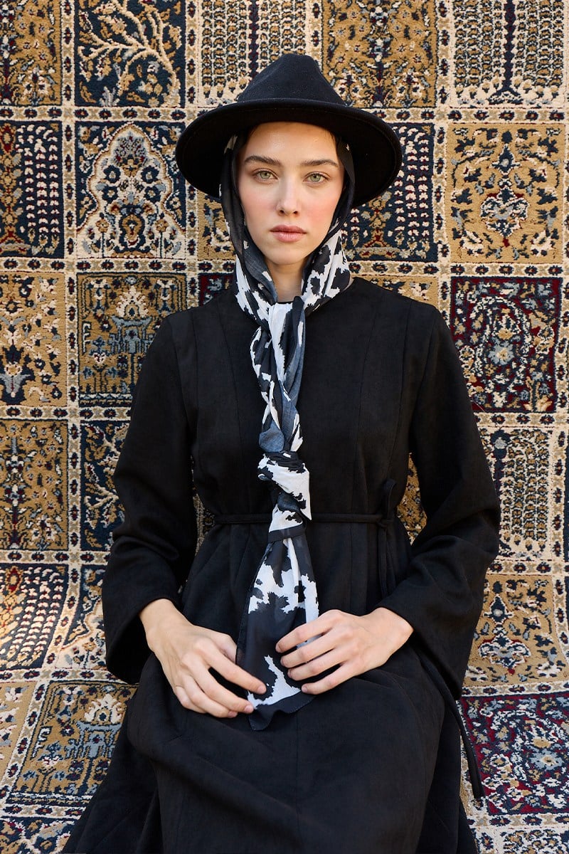 Siyah Mozaik Şal