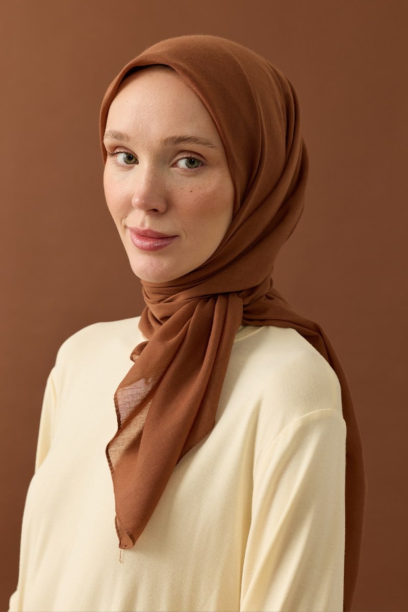 Tarçın Pamuk Eşarp