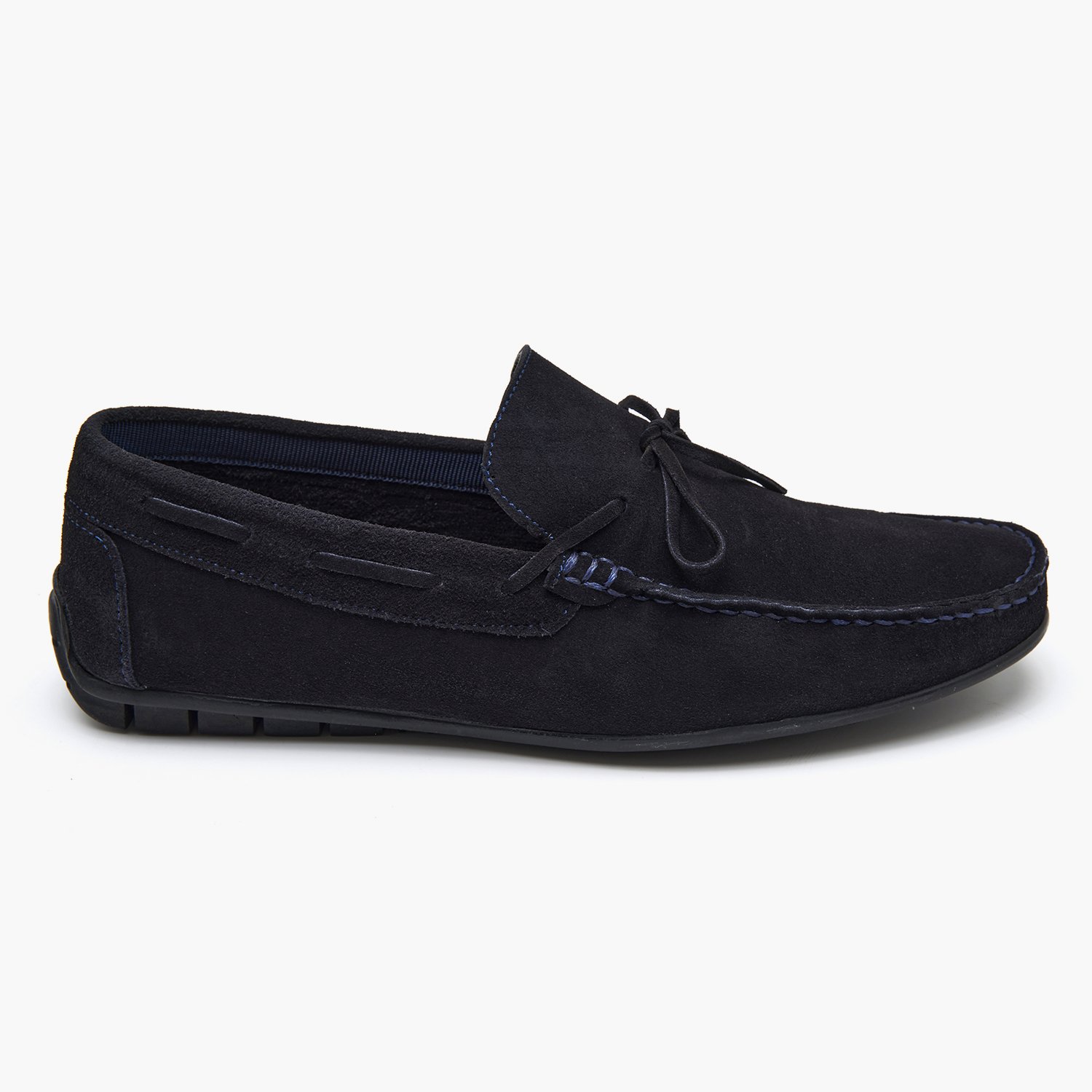 Daron Lacivert Erkek Süet Loafer