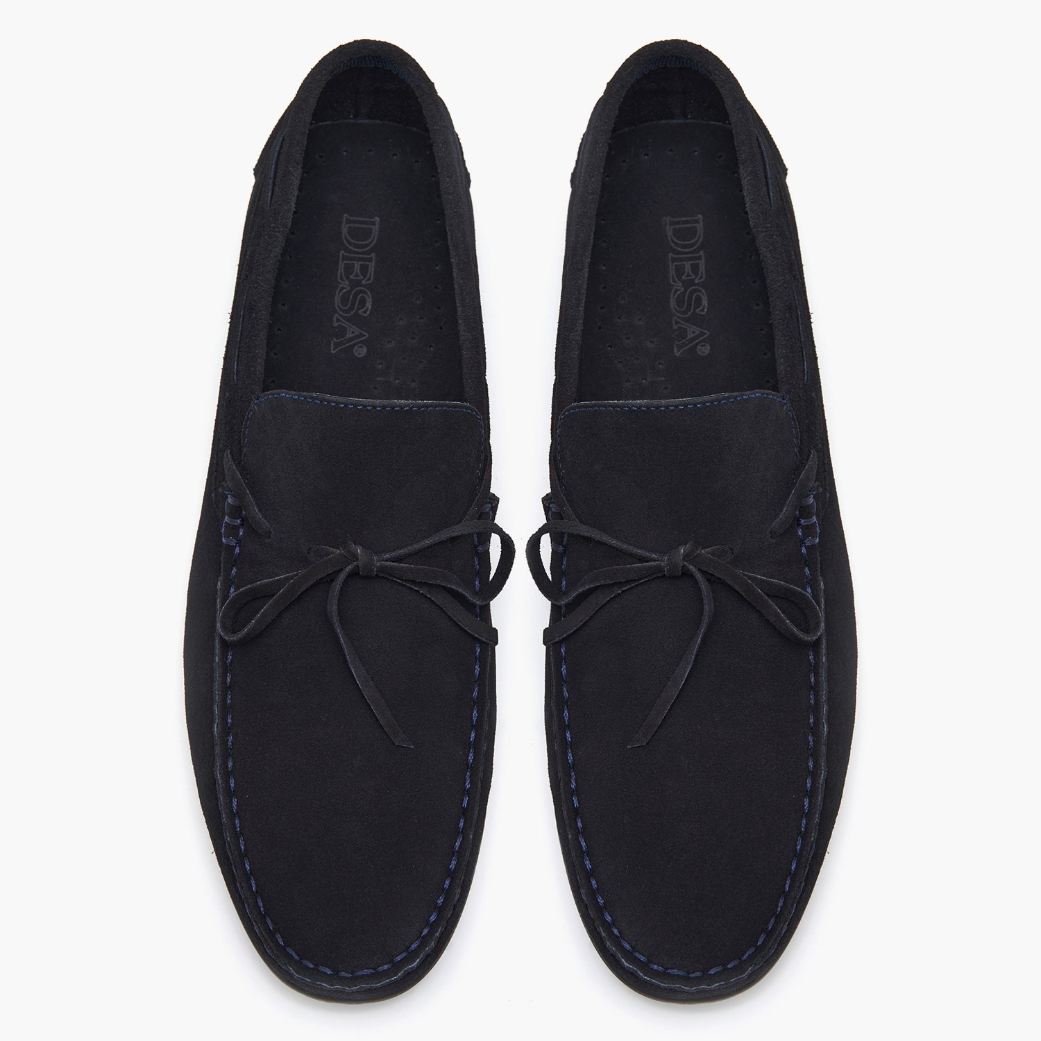 Daron Lacivert Erkek Süet Loafer