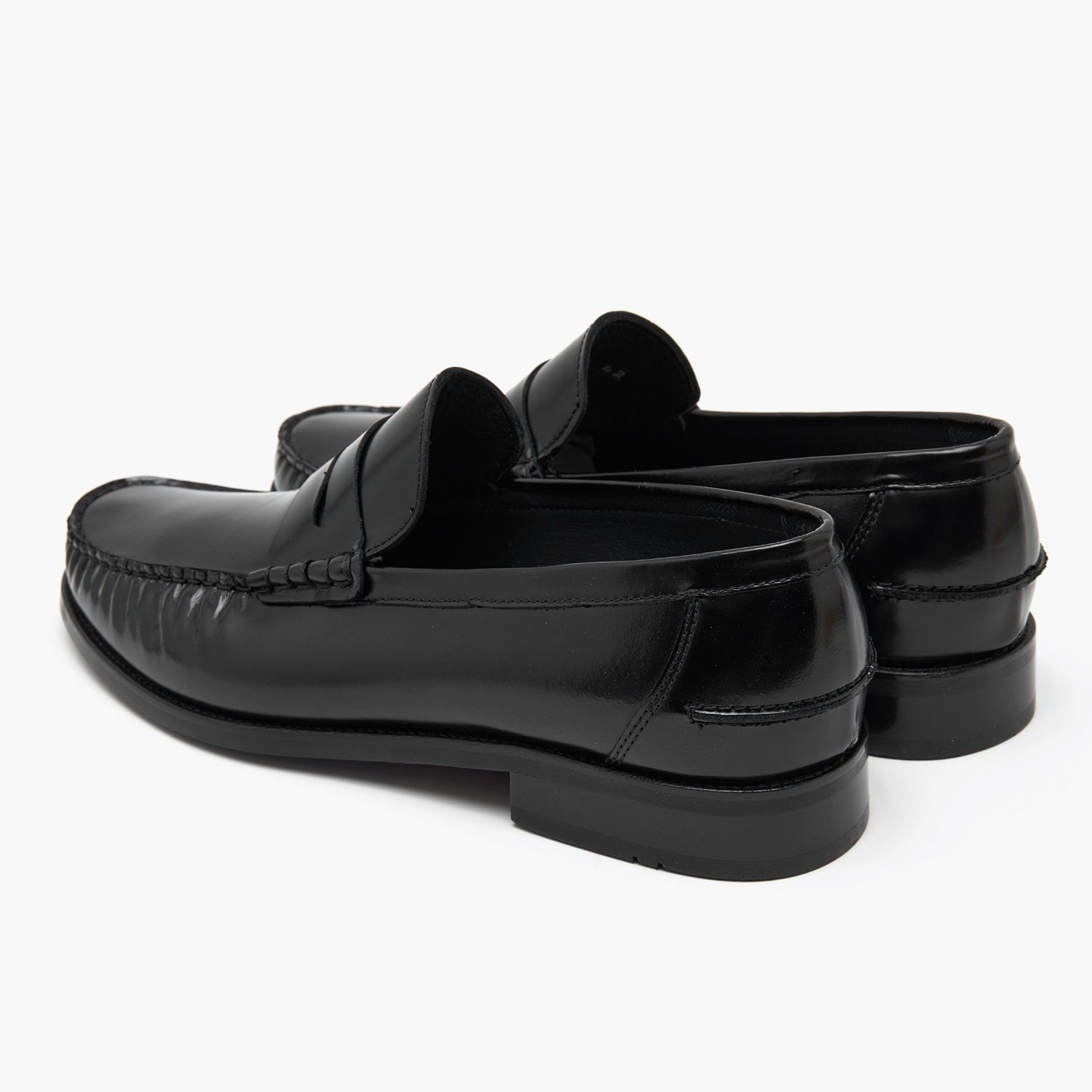 Frank Siyah Erkek Deri Loafer