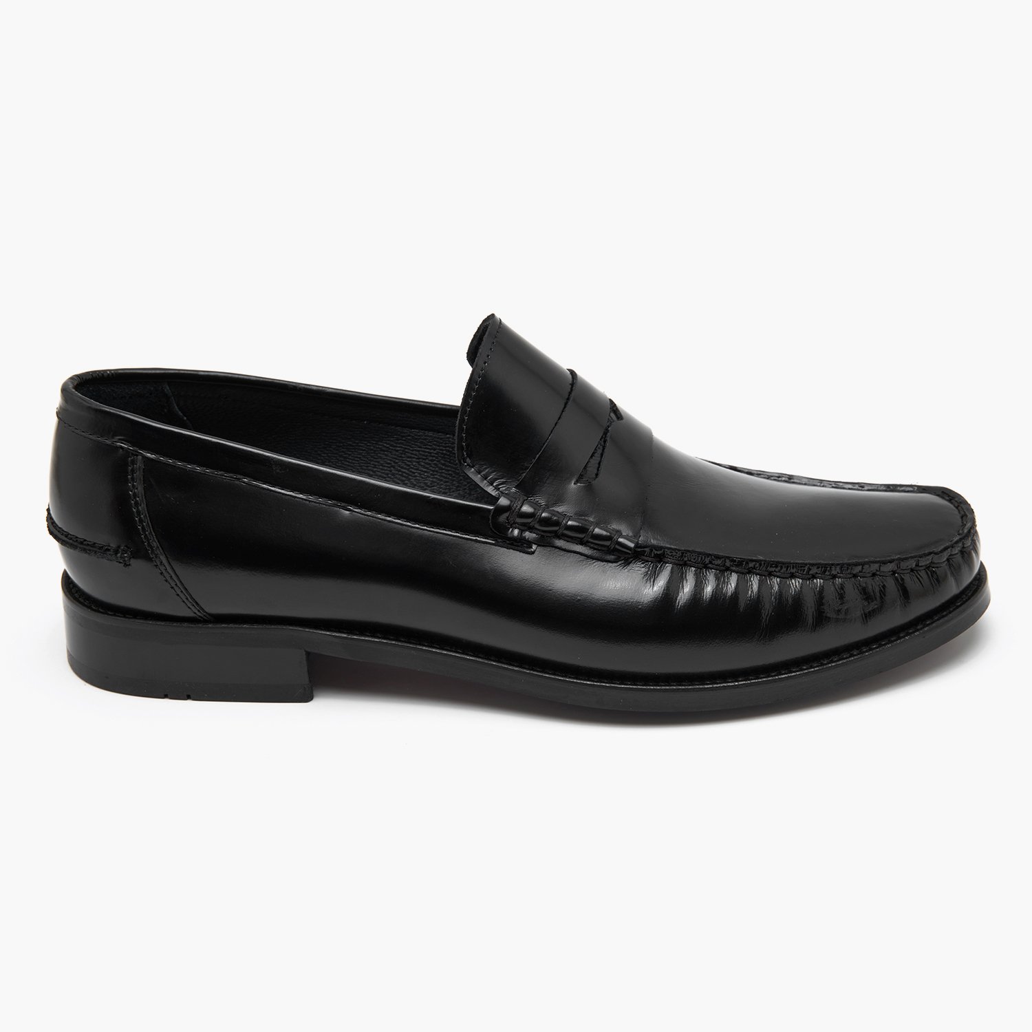 Frank Siyah Erkek Deri Loafer