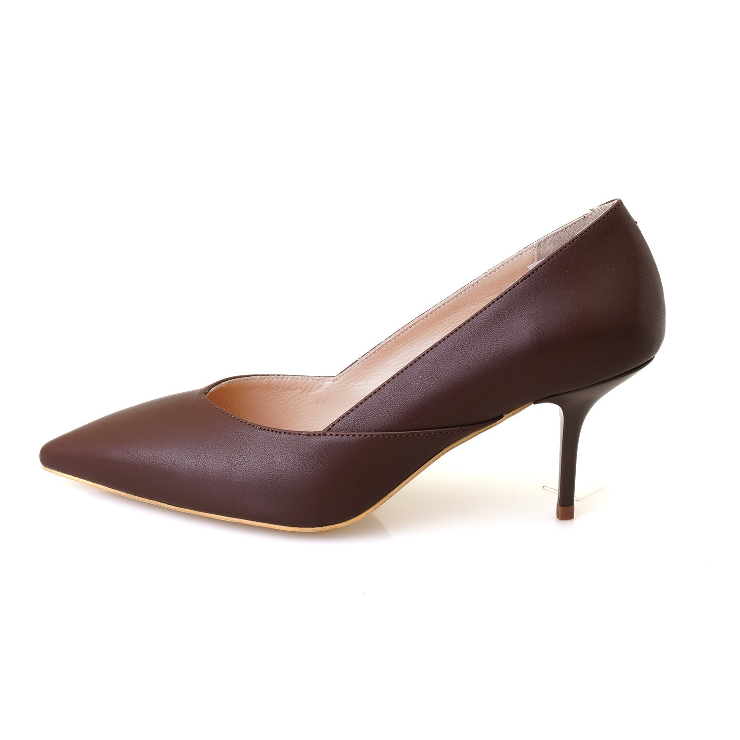 Kadın Kahve Stiletto Topuklu Ayakkabı