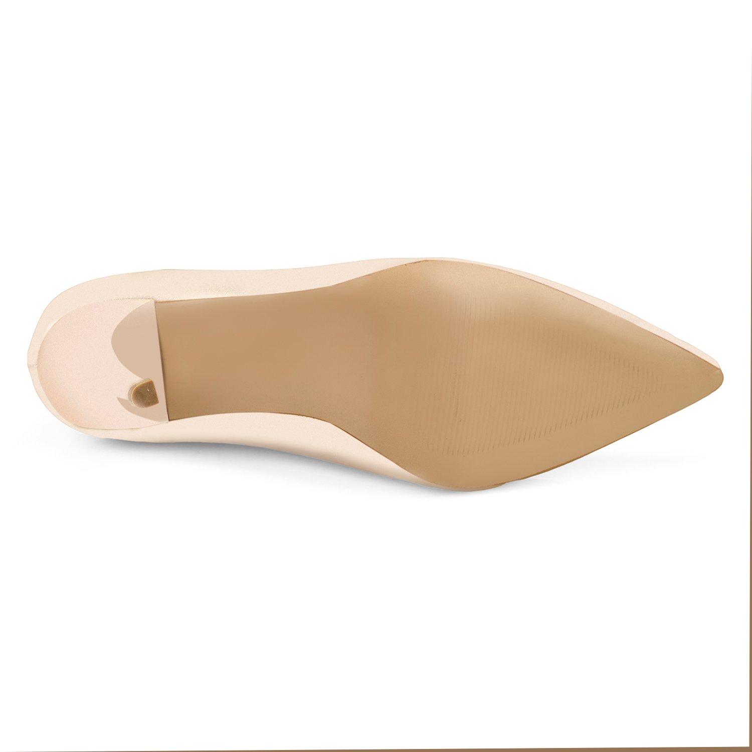 Kadın Ten Topuklu Deri Stiletto
