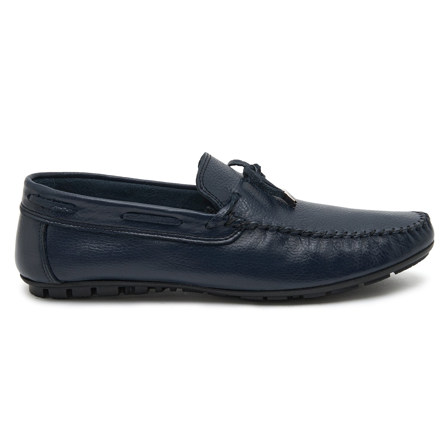 Lacivert Leon Erkek Deri Loafer