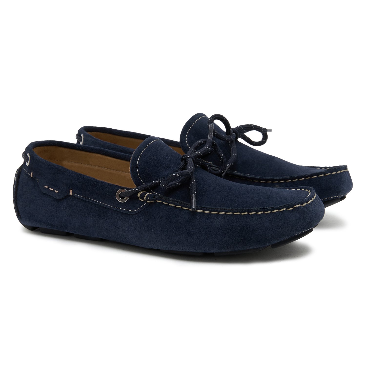 Lacivert Sole Erkek Süet Loafer