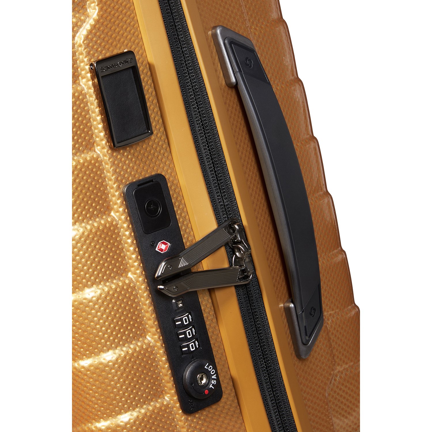 Samsonite Proxis - Spinner Sarı 4 Tekerlekli Körüklü Kabin Boy Valiz 55 cm