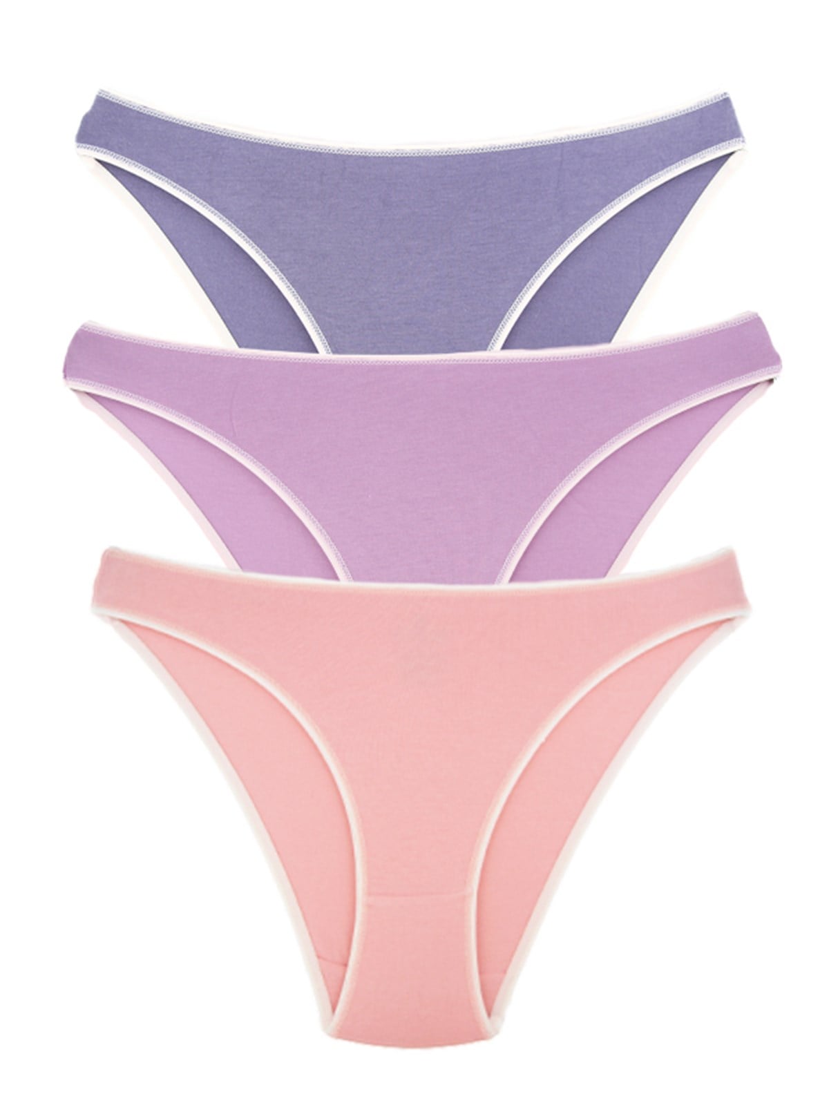 Baykar Kadın Bikini Külot 3Lü Paket  8808-95 Renkli9