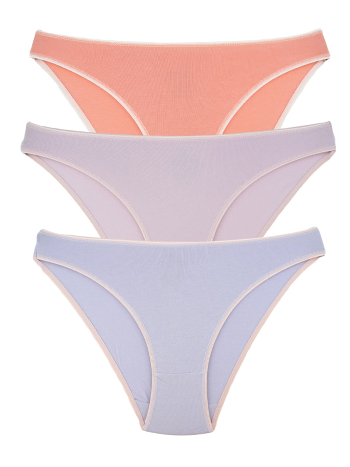 Baykar Kadın Bikini Külot 3Lü Paket  8808-95 Renkli4