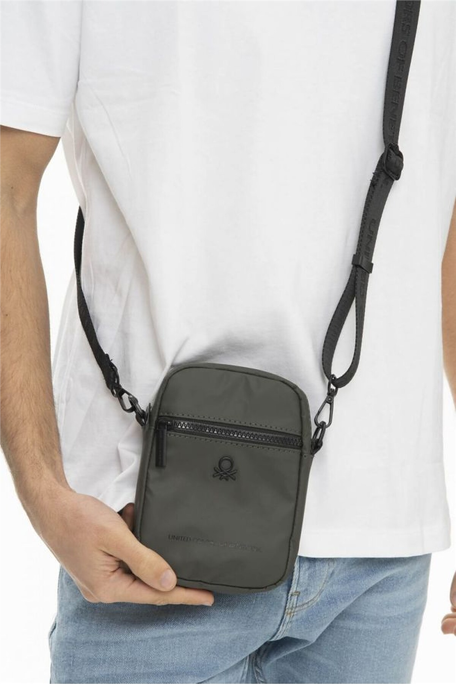 Benetton Klein Erkek Çapraz Askılı Çanta