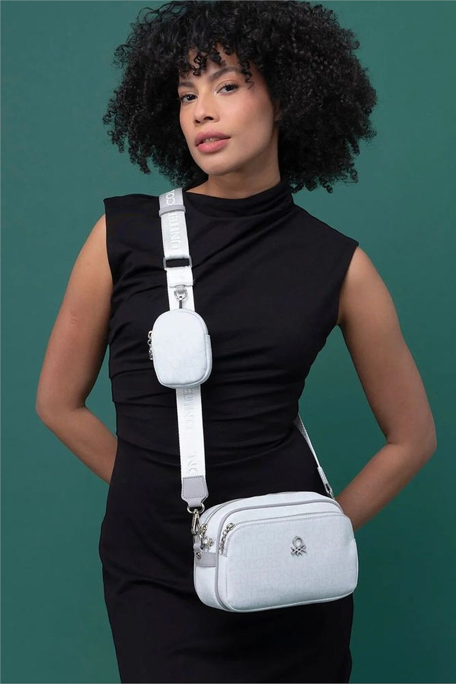 Benetton Monogram Kadın Çapraz Askılı Çanta