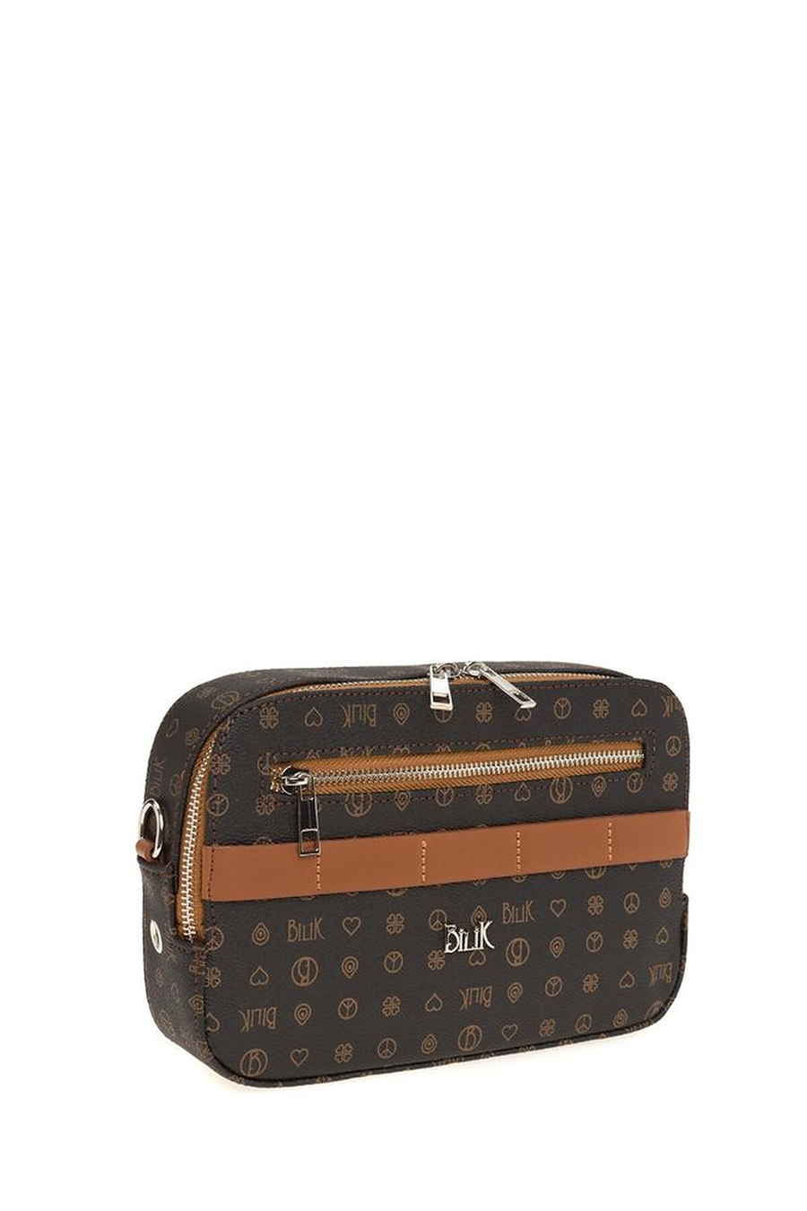 Bilik Deri Monogram Kadın Çapraz Askılı Çanta