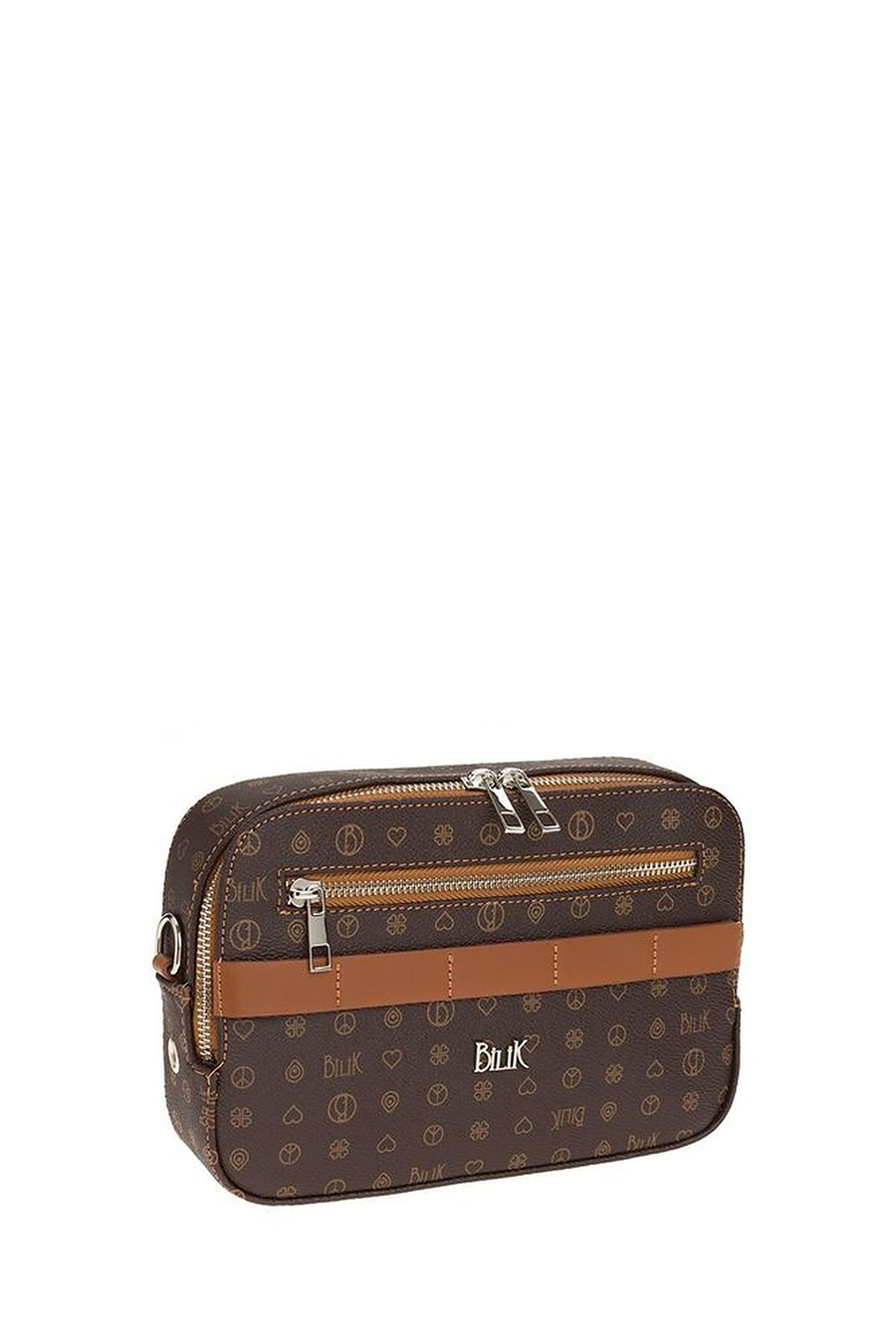 Bilik Deri Monogram Kadın Çapraz Askılı Çanta