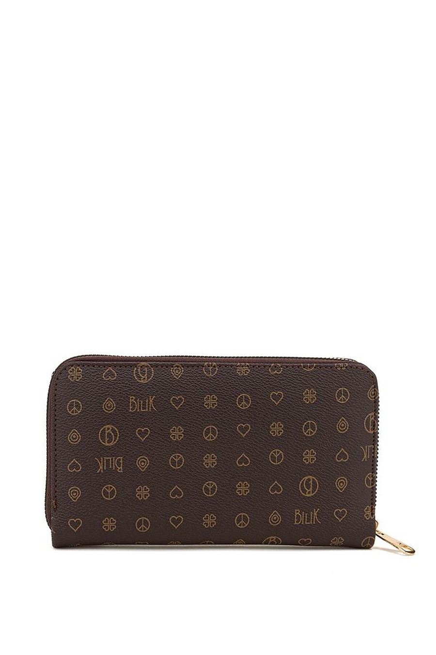 Bilik Deri Monogram Kadın Cüzdan