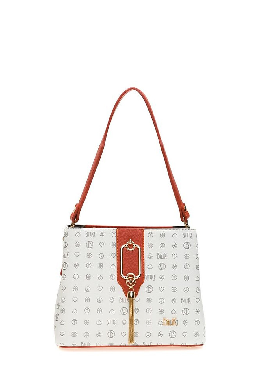 Bilik Deri Monogram Kadın El Çantası
