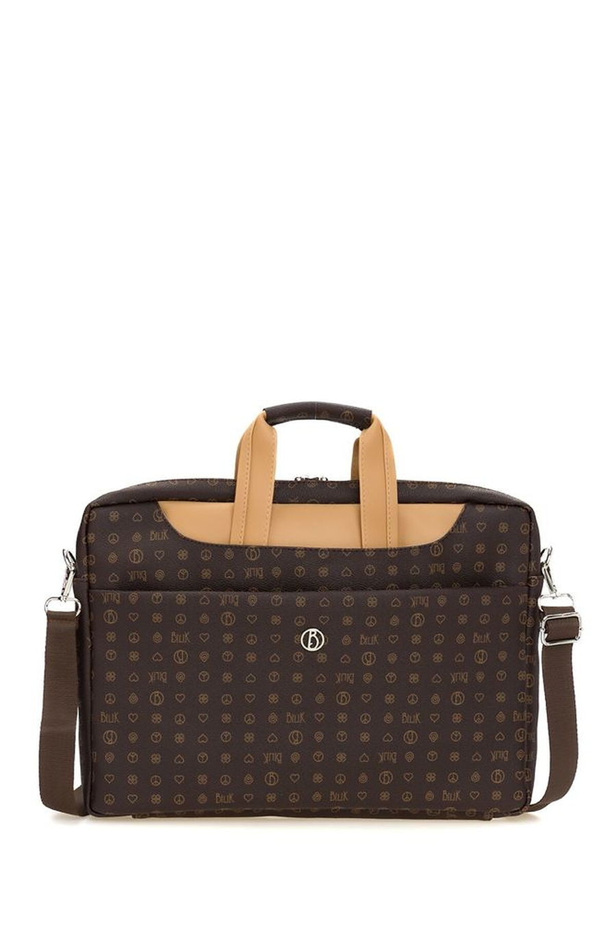 Bilik Deri Monogram Kadın Laptop & Evrak Çantası