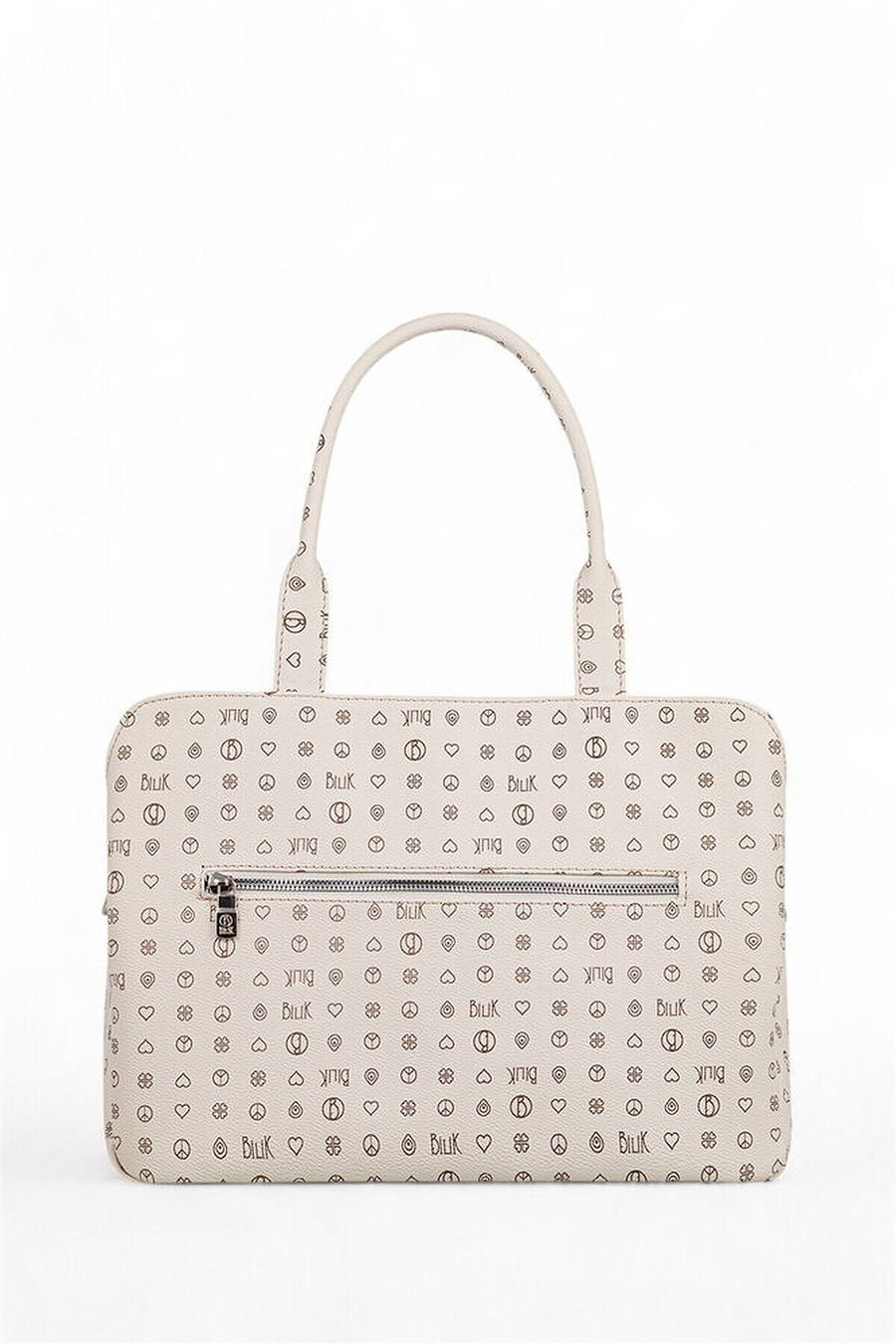Bilik Deri Monogram Kadın Omuz Çantası