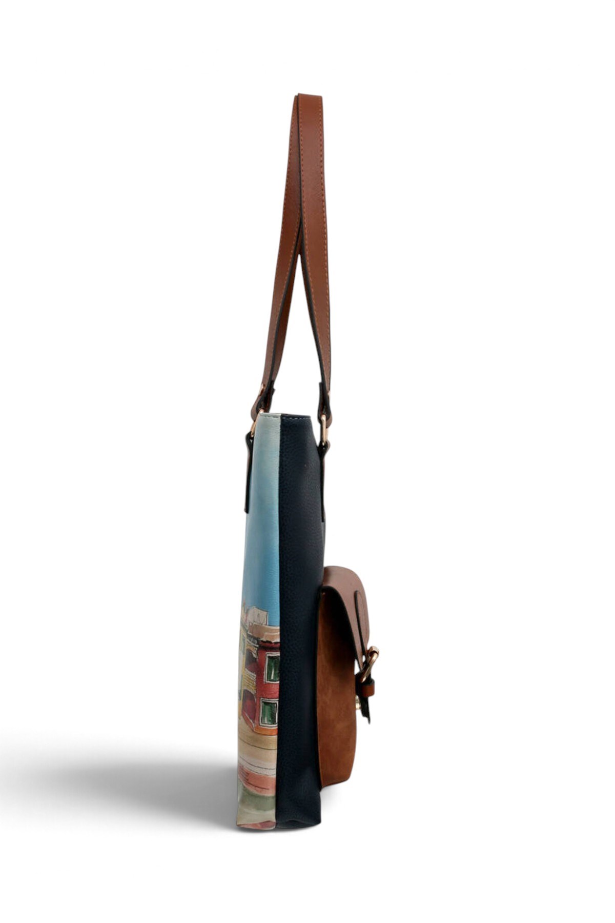 Dogo Burano Island Multi Pocket Bag Kadın Omuz Çantası