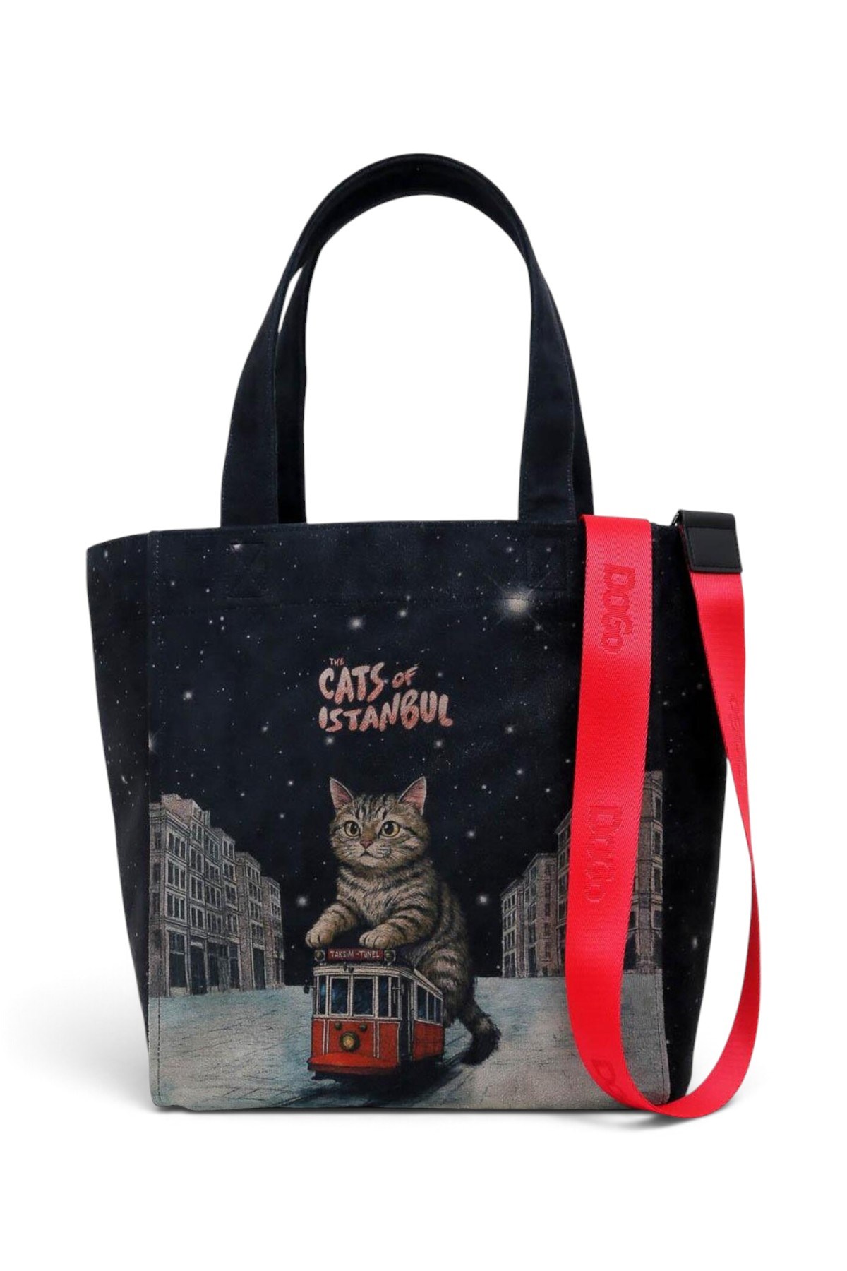 Dogo Paws on Taksim Tag Bag Large Kadın Omuz Çantası