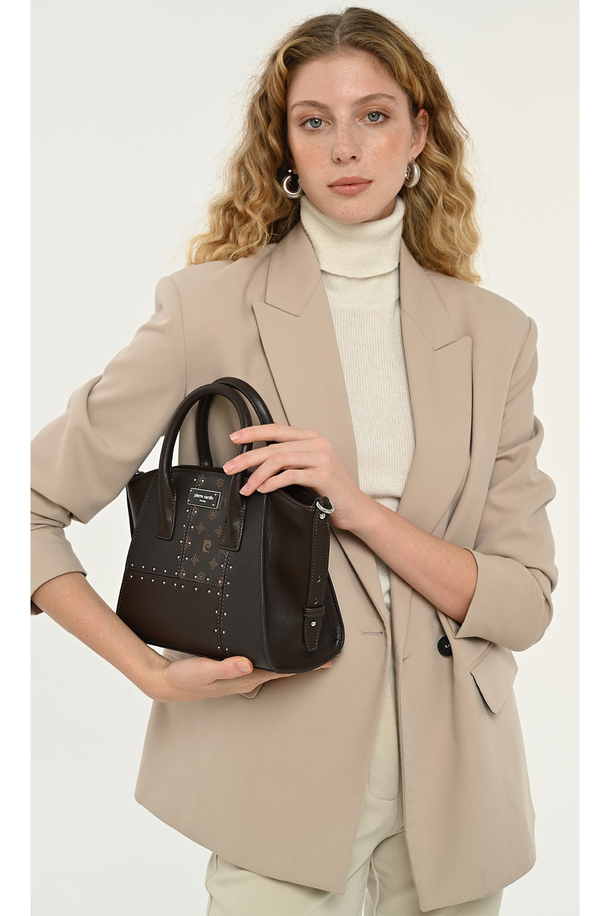 Pierre Cardin Monogram Kadın El Çantası