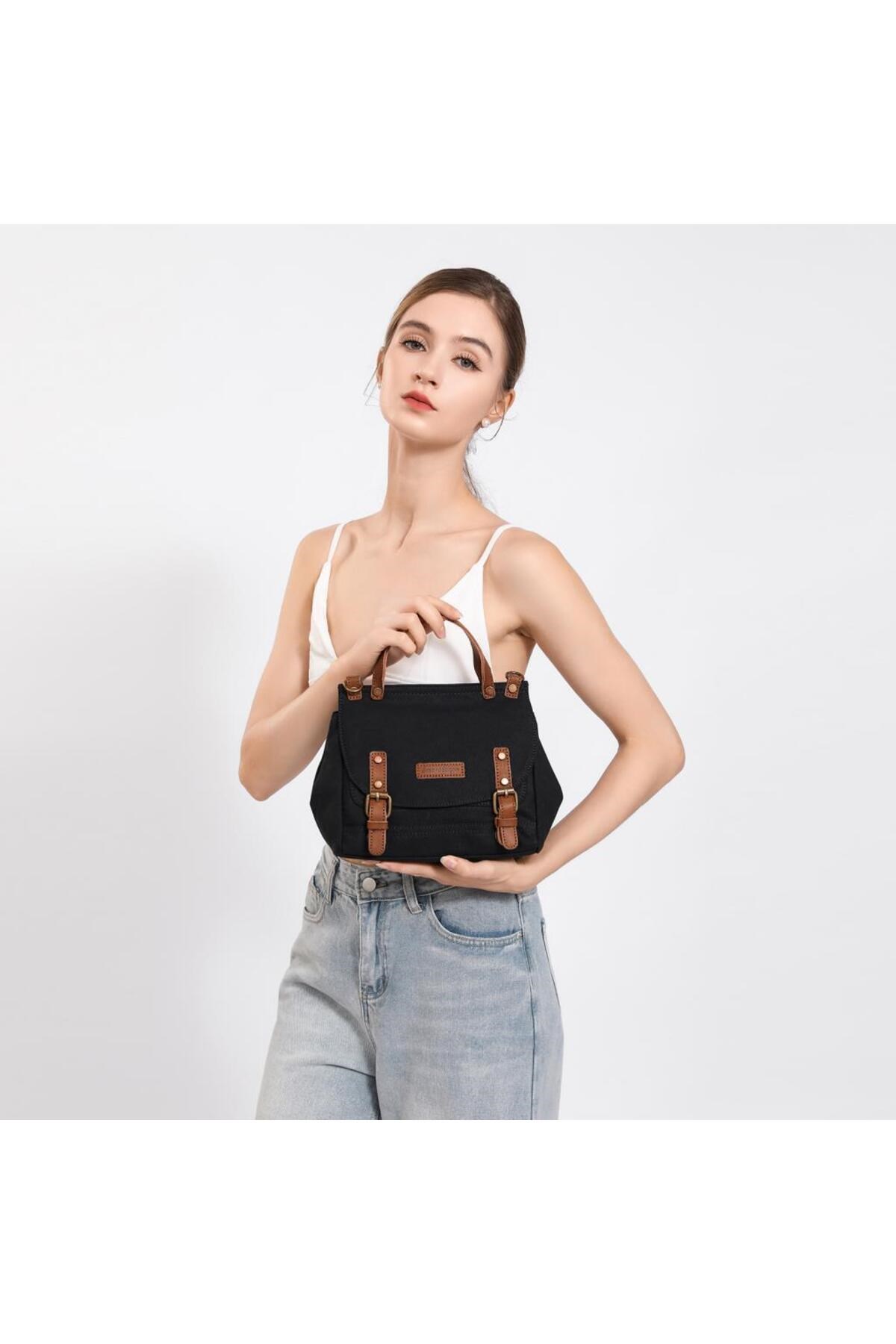 Smart Bags Kanvas Kadın El Çantası