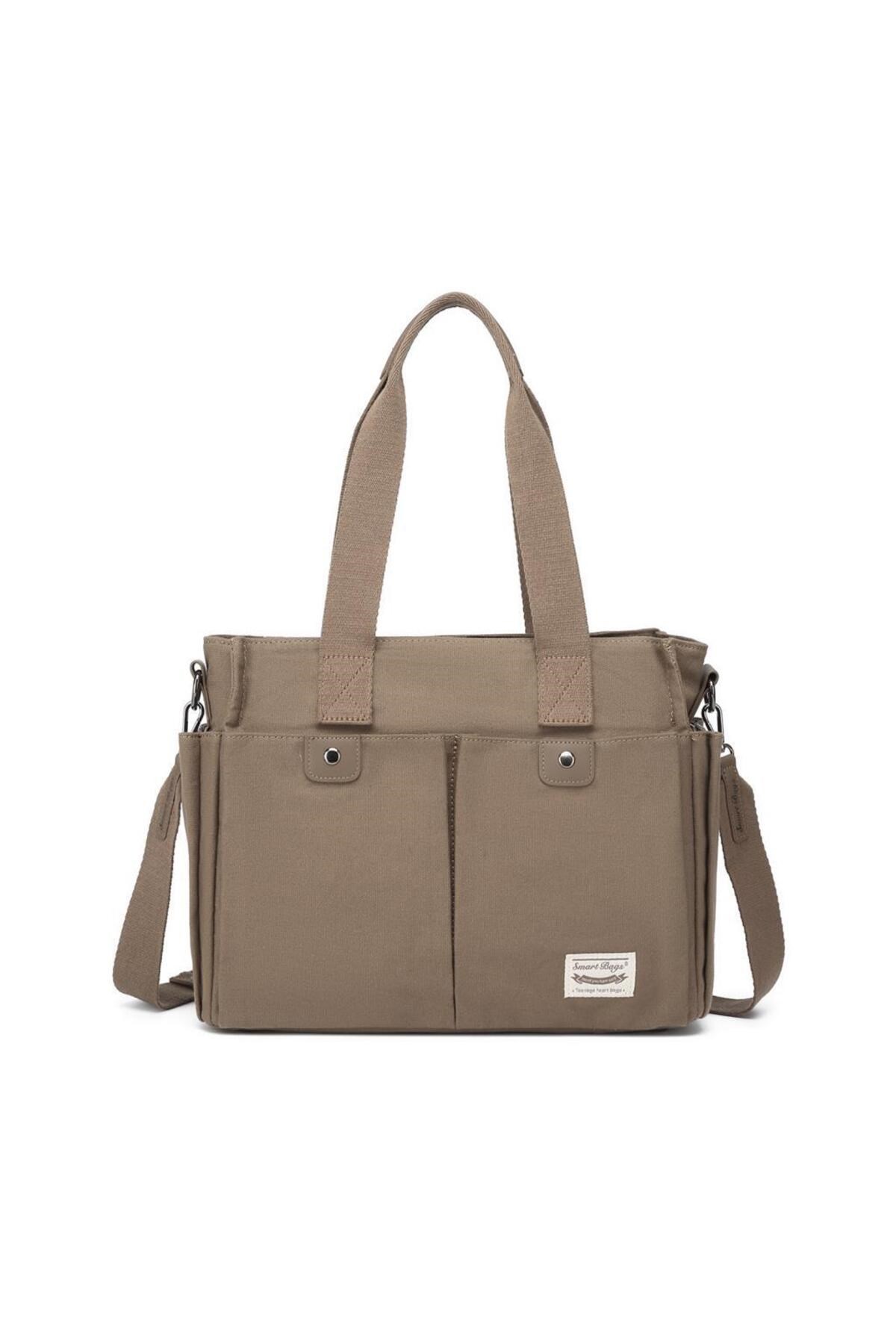 Smart Bags Kanvas Kadın Omuz Çantası