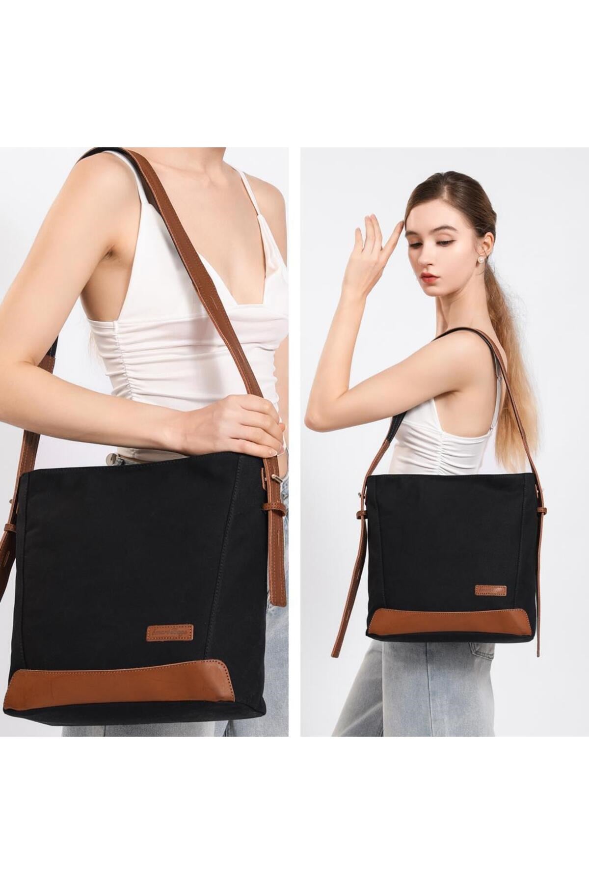 Smart Bags Kanvas Kadın Omuz Çantası
