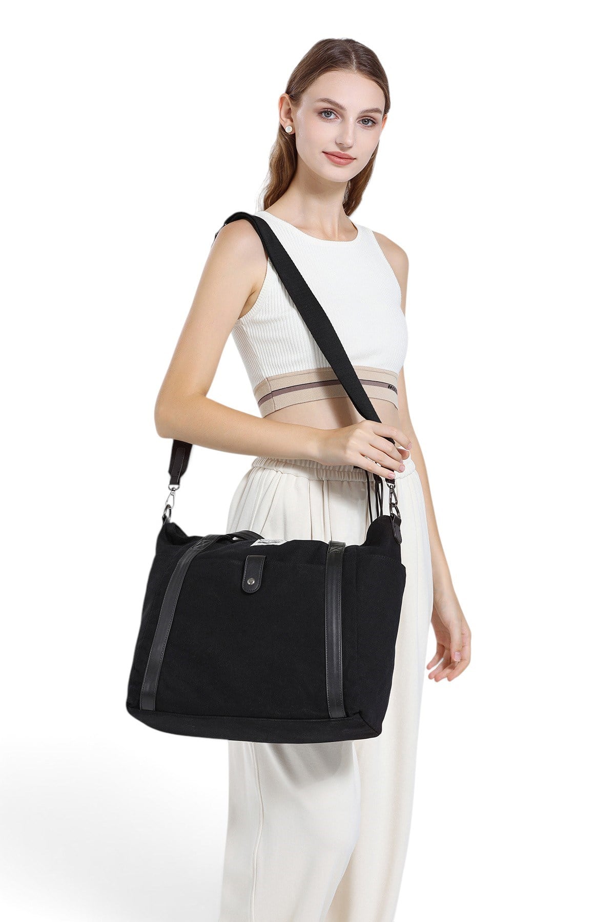 Smart Bags Kanvas Kadın Omuz Çantası