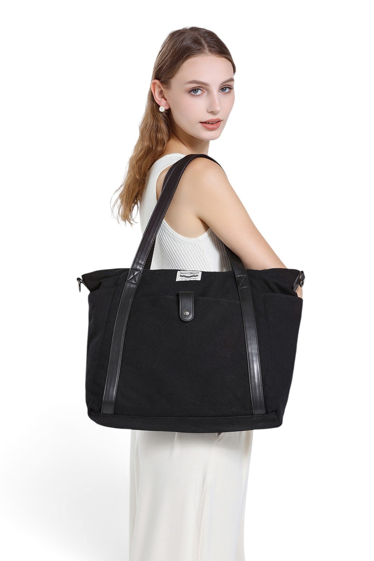 Smart Bags Kanvas Kadın Omuz Çantası