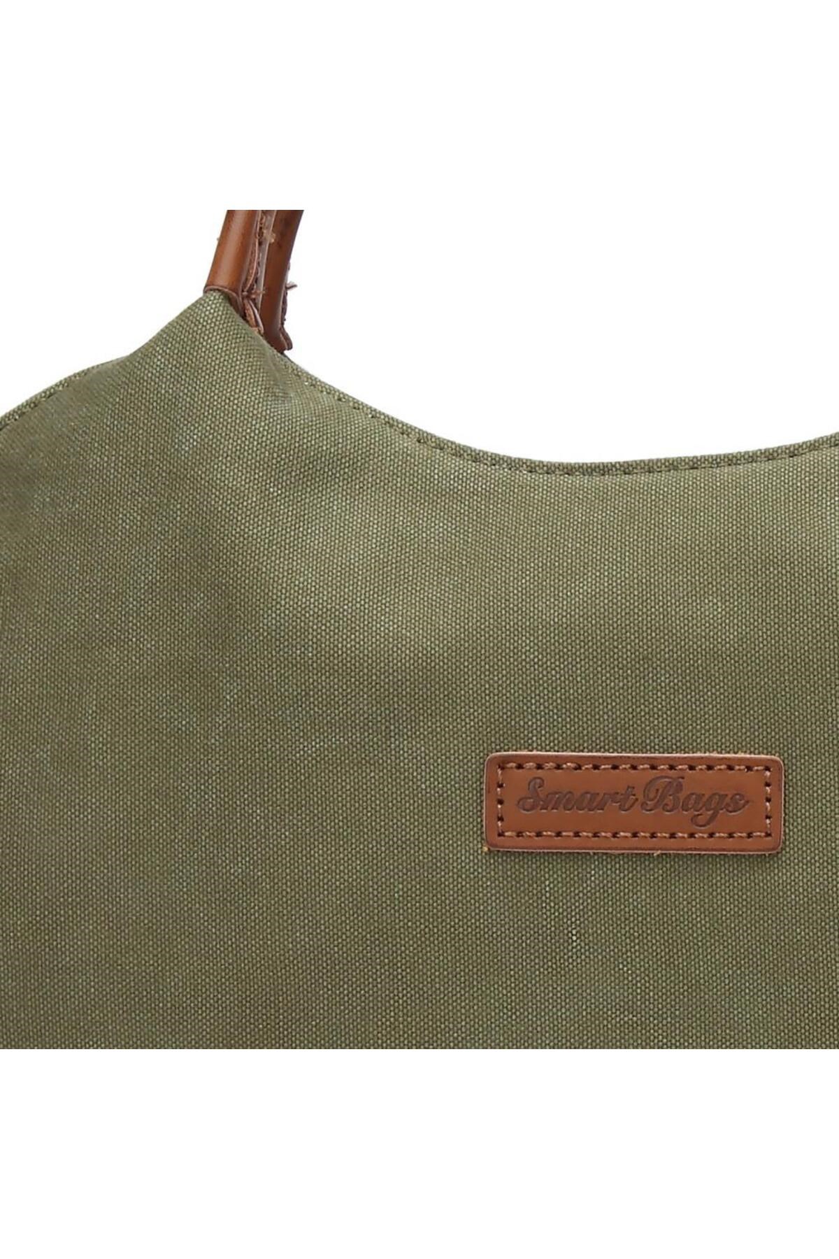 Smart Bags Kanvas Kadın Omuz Çantası