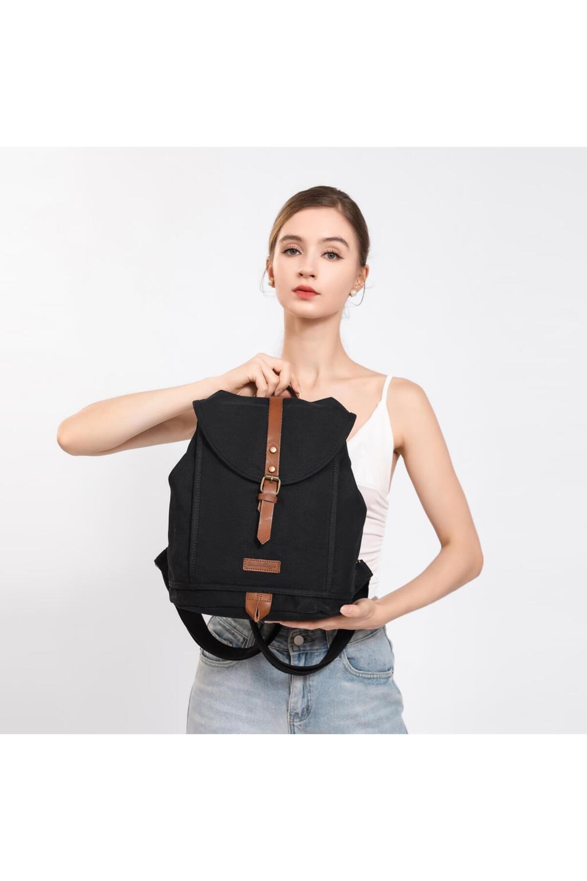 Smart Bags Kanvas Kadın Sırt Çantası