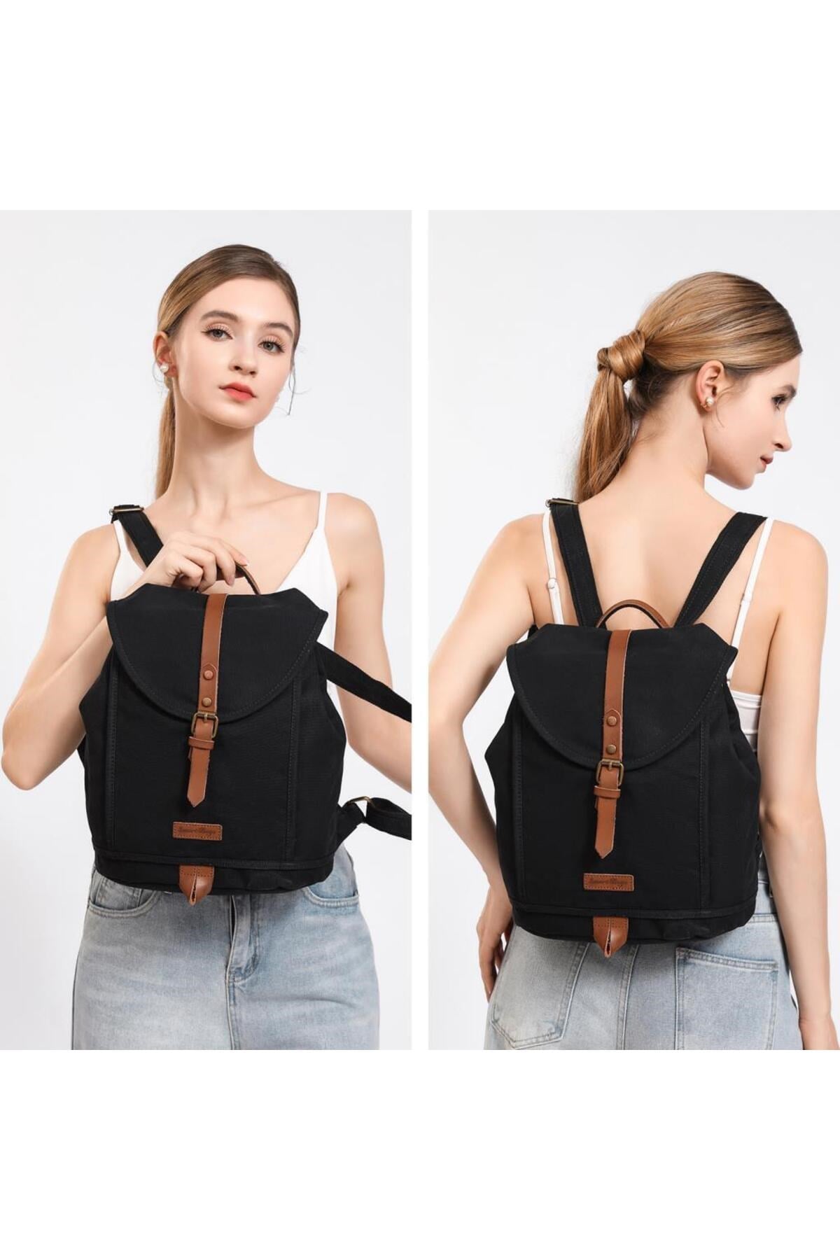 Smart Bags Kanvas Kadın Sırt Çantası