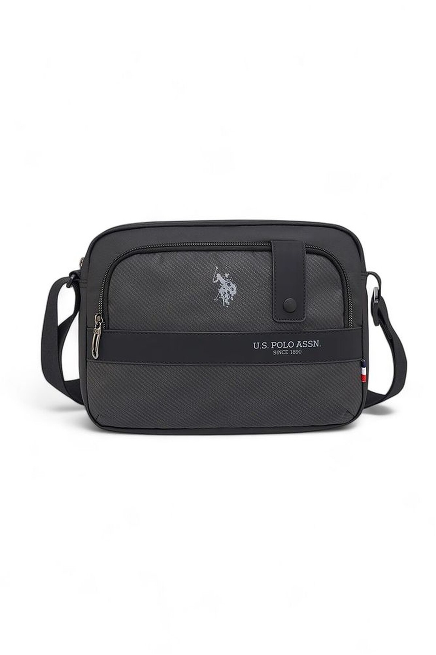 U.S. Polo Assn. Logo Detaylı Erkek Postacı Çantası