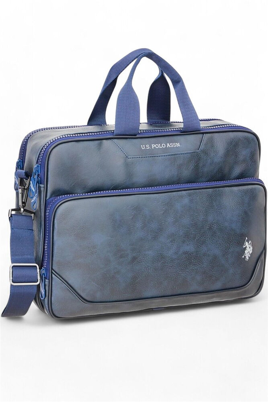 U.S. Polo Assn. Logo Detaylı Erkek Laptop & Evrak Çantası