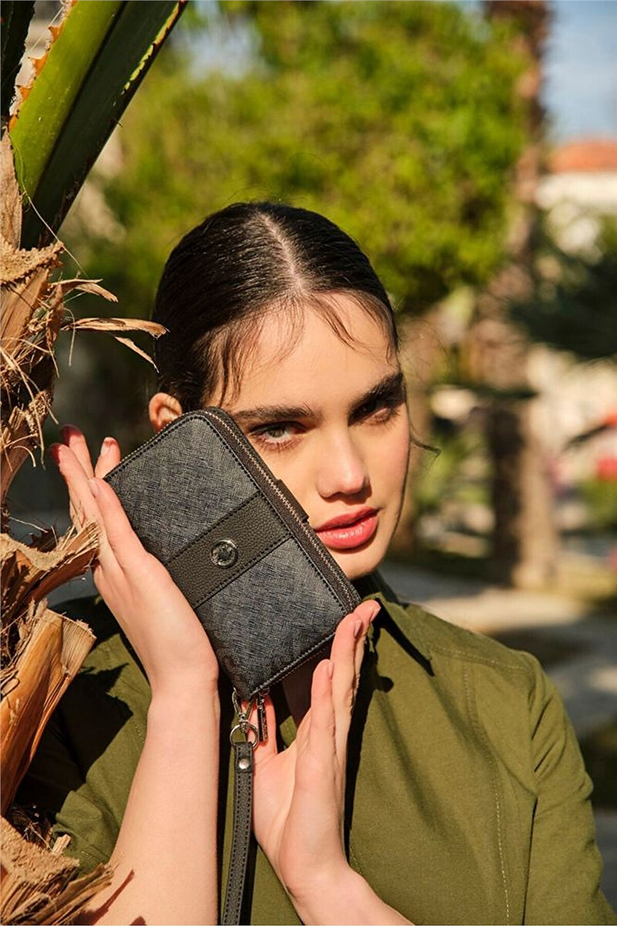 U.S. Polo Assn. Logo Detaylı Kadın Portföy & Clutch Çanta