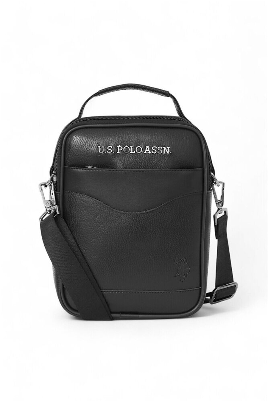 U.S. Polo Assn. Logo Detaylı Erkek Postacı Çantası