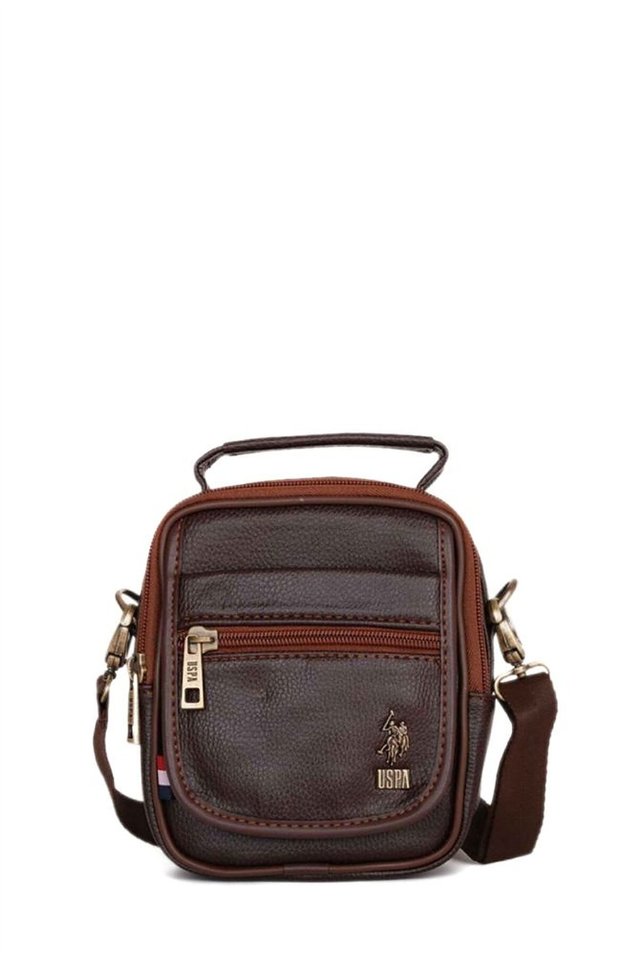 U.S. Polo Assn. Logo Detaylı Erkek Postacı Çantası