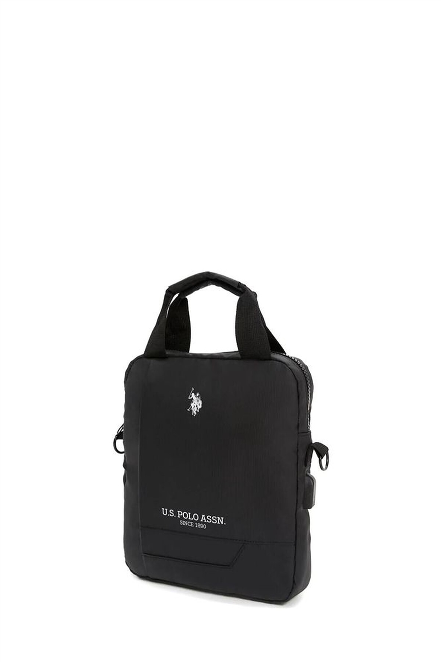U.S. Polo Assn. Logo Detaylı Erkek Postacı Çantası
