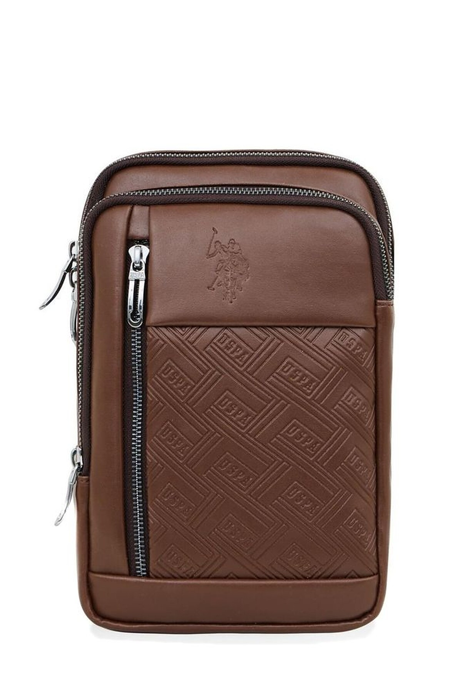 U.S. Polo Assn. Logo Detaylı Erkek Postacı Çantası