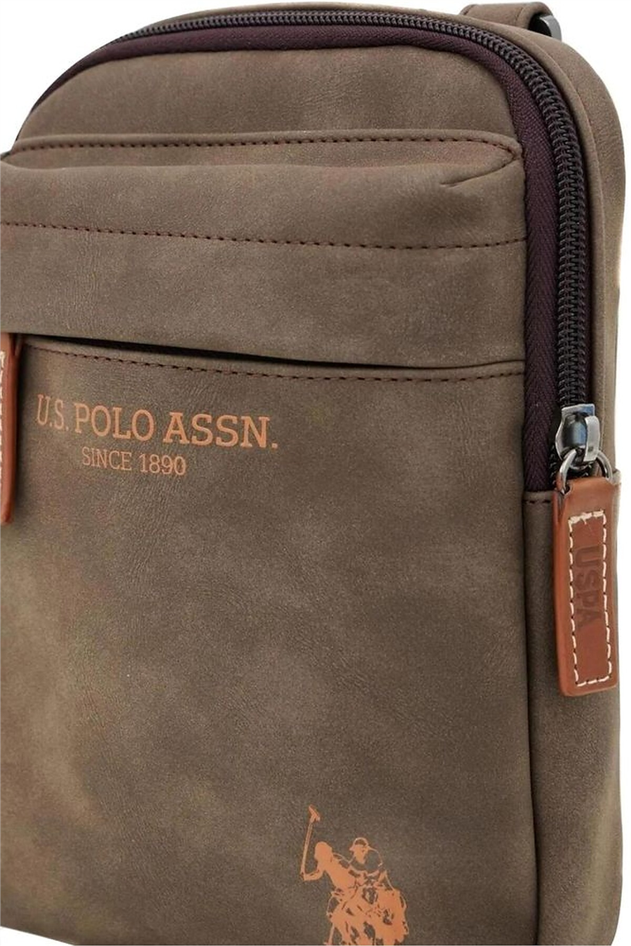 U.S. Polo Assn. Logo Detaylı Erkek Postacı Çantası