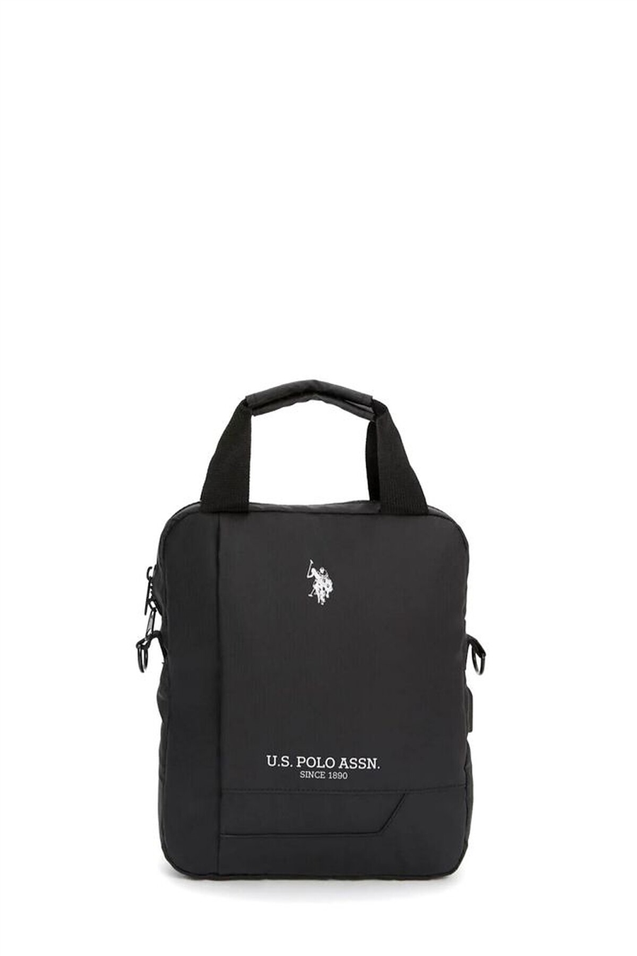 U.S. Polo Assn. Logo Detaylı Erkek Postacı Çantası