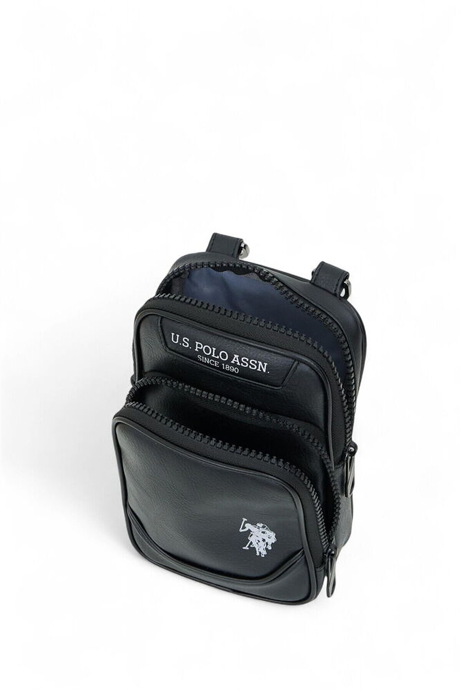 U.S. Polo Assn. Logo Detaylı Erkek Postacı Çantası
